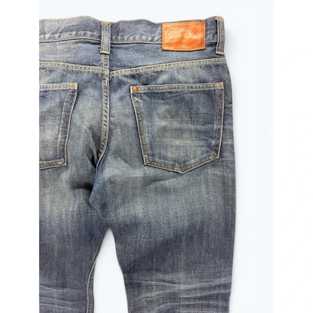 &Denim Men's Straight Leg Jeans 32x32 Button Fly Regular Waist